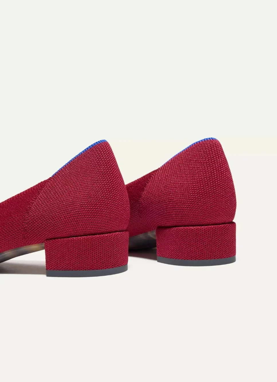 NWOB Rothy's The High Point Heels In Burgundy